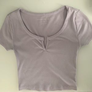 Aeropostale Cropped V Shirt